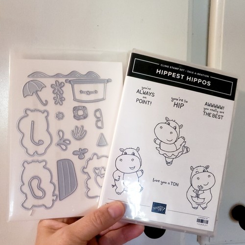 Stampin hippest hippos - up,