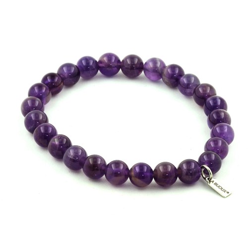 Bracciale perle ametista 8 - perle,