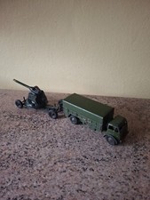 DINKY SUPERTOYS -622-10 TON - ARMY TRUCK CON CANNONE - MECCANO-MADE IN ENGLAND 