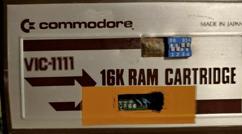 Commodore 16k ram cartridge - commodore,