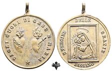 BASSANO DEL GRAPPA Beata Vergine delle Grazie Sacri Cuori Gesù Maria Medaglia