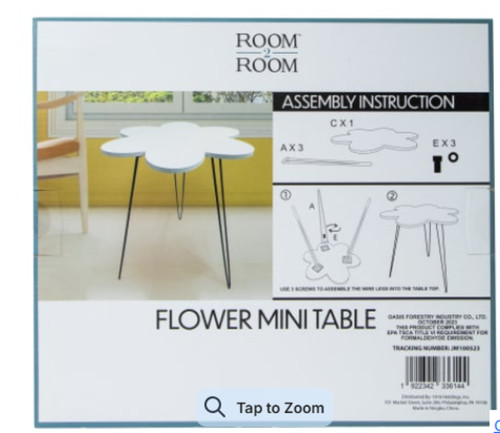 Mini tavolo flower 38 - mini,
