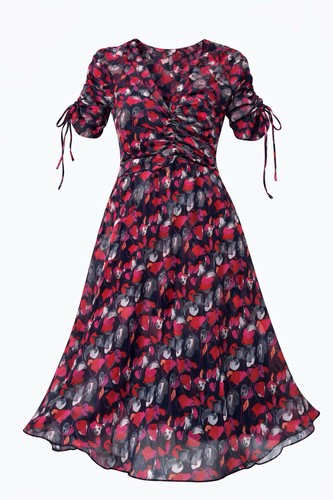 Abito midi floreale diane - floreale,