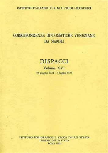 Corrispondenze diplomatiche - -,