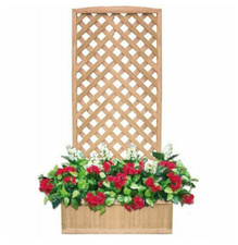 FIORIERA CON PANNELLO PATIO