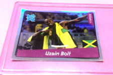 PANINI LONDRA 2012 LONDON 2012 OLIMPIADI USAIN BOLT N. 65 ROOKIE  FOIL SHINY