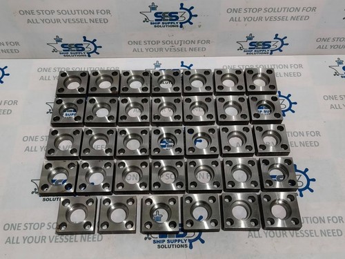 Flange idrauliche quadrate 4 - quadrate, a