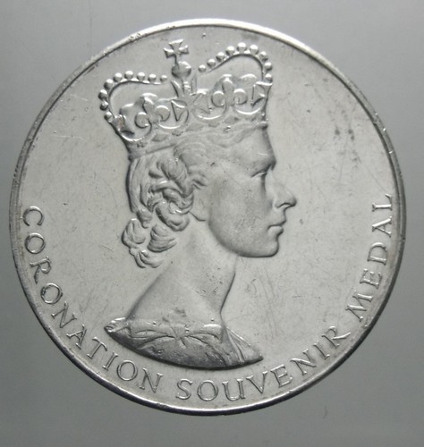 Medaglia regina elisabetta - regina,