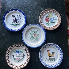 5 Piatti  In Ceramica di