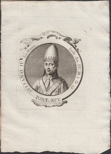 Stampa incisione papa - stampa,