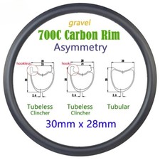 1 Pz 700c Cerchio Carbonio