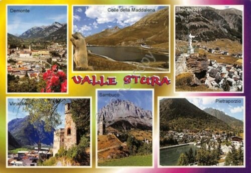 Cartolina valle stura - cartolina,