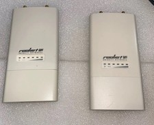 2x UBIQUITI ROCKET M5  ACCESS POINT 5 Ghz  LINK RADIO 100 Mbps FULL TESTED