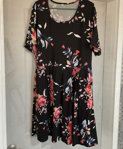 Abito floreale donna - , nero