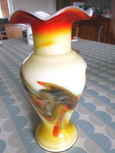 Vaso multicolore stile murano - stile,