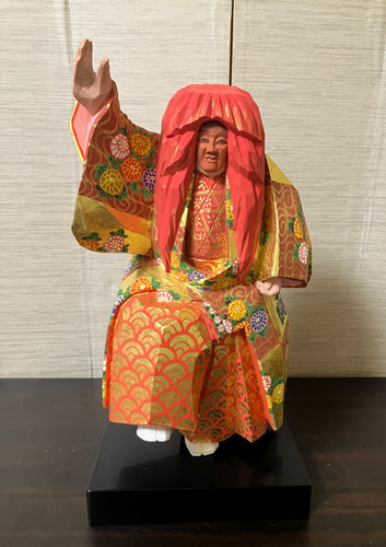 Bambola giapponese noh - bambola, shojo