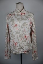 COLUMBIA FELPA CON ZIP JACKET DONNA Tg M WOMEN CASUAL VINTAGE SPORT SWEATSHIRT