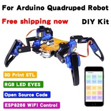 8-DOF Spider Robot Arduino Kit Fai da Te Bionic Quadruped Edu-Robot Maker Open Source