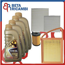 Kit Tagliando Per Peugeot 208 1.4 1.6 Hdi Citroen C3 3 Filtri 4 Olio 5w30 Siroil