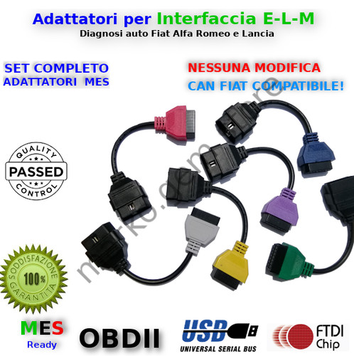 Set adattatori diagnosi - set, 6