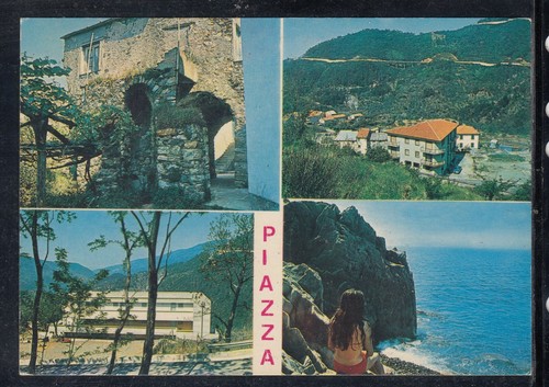 Cartolina piazza deiva - di,