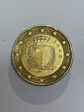 Moneta RARA 20 Cent Malta 2008