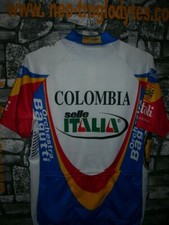 Vintage Cycling jersey shirt '90s Colombia  Selle Italia  maglia bici ciclismo 