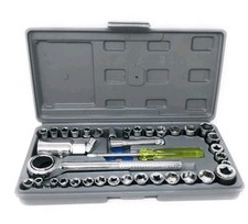 Kit Con Chiavi A Bussola In Varie Misure Con Cricchetto A Tubo Per Bulloni