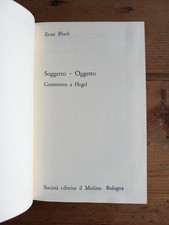 Bloch - Soggetto-oggetto