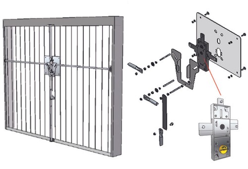 Kit sicurezza serratura
