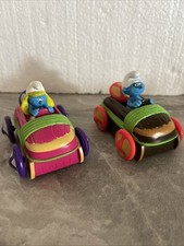Puffetta E Puffo con macchina Auto Veicolo Smurfs Puffi