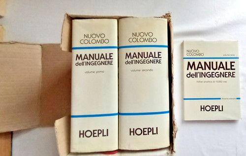 Manuale dell ingegnere vol - manuale, dell'ingegnere
