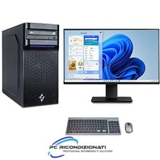 POSTAZIONE COMPLETA ECONOMICA COMPOSTA DA PC DUAL CORE RAM 2 GB HDD 80 GB W7P...