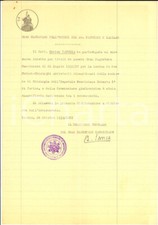 1939 TORINO Ospedale MAURIZIANO Enrico TAVELLA partecipa a concorso per medico