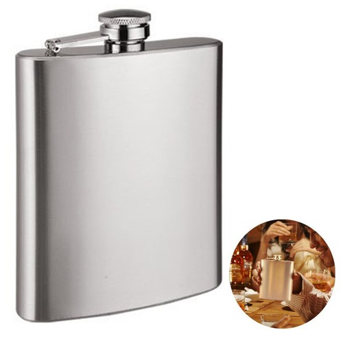 Fiaschetta acciaio 6oz 165ml - acciaio, 6oz/165ml