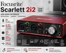 Focusrite scarlett 2i2 2th - 2th, gen