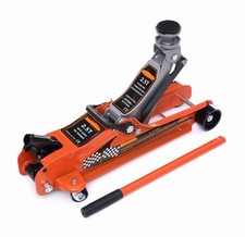 CRICK 2500 KG IDRAULICO A CARRELLO SOLLEVATORE BASSO PROFESSIONALE CRIC 2.5 TON