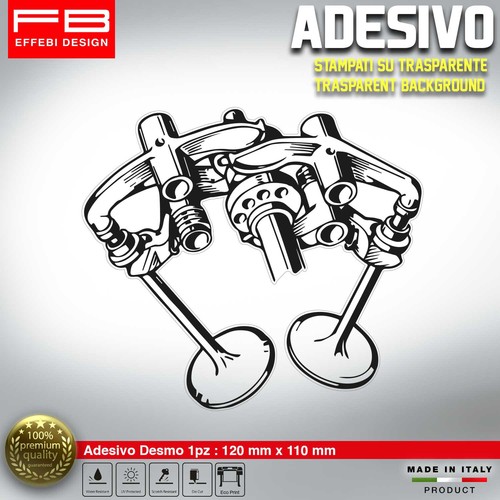 Adesivo sticker ducati desmo - adesivo,