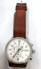 *MEC 01 WATCH*MILITARY EUROPEAN COMPANY-QUARTZ-STAINLESS STEEL-CRONO-WATER RES.