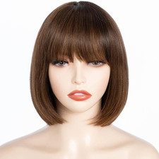 Parrucca Bob in Capelli Veri