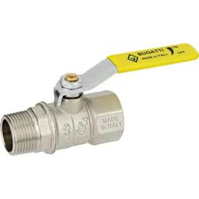 BALL VALVE FOR GAS M.F. LEVER