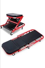 Carrello Sgabello Lettino Sottoauto 2 in 1 da Officina Portata Max 150Kg