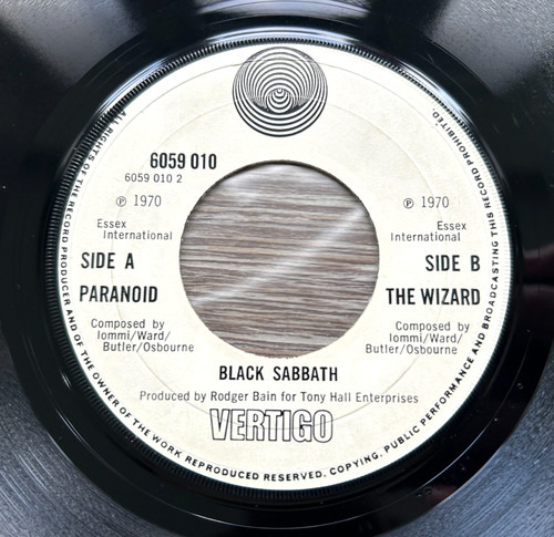Black sabbath paranoid 7 - sabbath, 7"