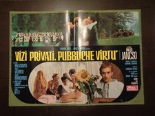 fotobusta VIZI PRIVATI, PUBBLICHE VIRTÙ (1975) L.BALAZSOVITS  tipo LOCANDINA