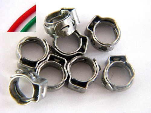 Mini hose crimps - 8,