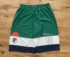 Shorts Basket Maglia Fortitudo Bologna Match Game Latte Sole Pompea Vintage A1