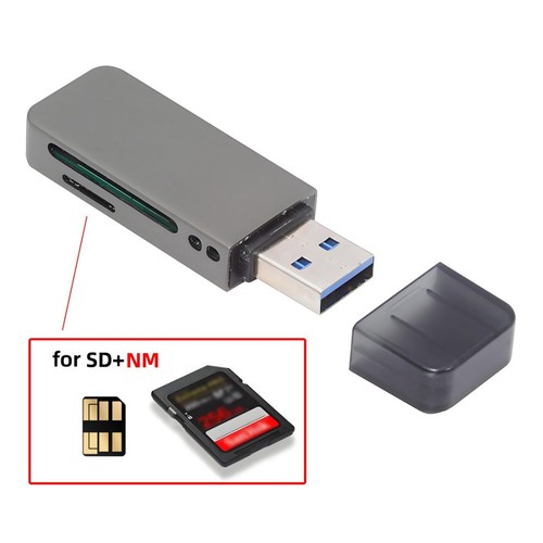 Lettore schede 2 in 1 - lettore, nm/sd,2-in-1