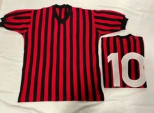 maglia MILAN GIANNI RIVERA N 10 acrilico calcio vintage 1970/71 PEZZO UNICO