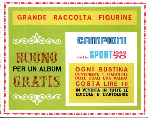 Figurina buono raccolta album - raccolta,