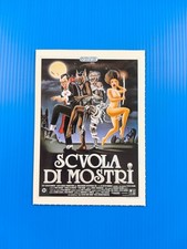 SCUOLA DI MOSTRI DRACULA-FRANKENSTEIN MINI LOCANDINA CIAK CARTOLINA FILM CINEMA
